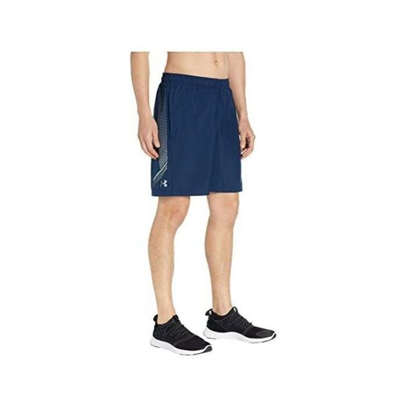 Under Armour 1321724 409 Mens Sz Large Navy Blue Elevated Woven Shorts $50 - Picture 2 of 4